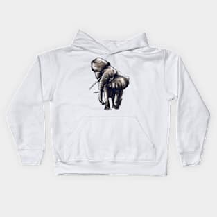 African Elephant Kids Hoodie